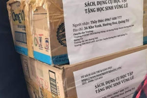 Học sinh vùng lũ nhận yêu thương từ muôn nơi