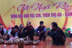 Quảng Ngãi: Ấn tượng Tết Ngả rạ mừng lúa mới của người Cor Quảng Ngãi: Ấn tượng Tết Ngả rạ mừng lúa mới của người Cor