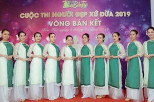 20 người đẹp bước vào chung kết cuộc thi Người đẹp xứ dừa 2019