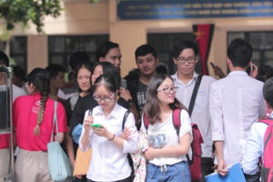 Khuôn mặt hớn hở của các "sĩ tử" trước ngày thi THPT quốc gia 2017