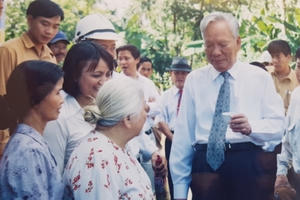 Nhớ lời dặn dò thân tình của nguyên Chủ tịch nước Lê Đức Anh