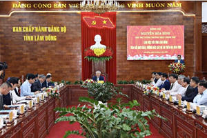 Phó Thủ tướng Nguyễn Hòa Bình yêu cầu làm dứt điểm các dự án “tồn đọng” tại Lâm Đồng