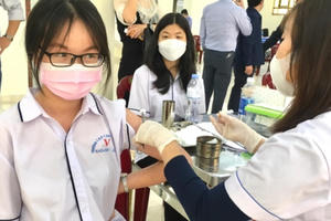 Thanh Hóa: Sức khỏe 86 học sinh phản ứng sau tiêm vaccine đã ổn định