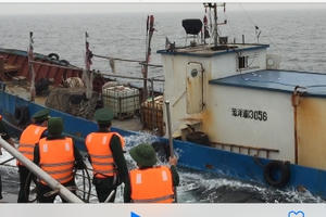 Hải Phòng: Bắt tàu Trung Quốc xâm phạm chủ quyền vùng biển Việt Nam