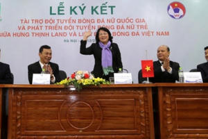 Bóng đá nữ Việt Nam nhận tài trợ 100 tỷ đồng, hướng tới World Cup Bóng đá nữ Việt Nam nhận tài trợ 100 tỷ đồng, hướng tới World Cup