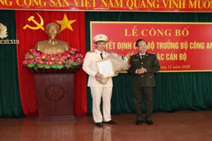 Thượng tá Nguyễn Thanh Hà được bổ nhiệm giữ chức vụ Phó Giám đốc Công an tỉnh Hà Nam