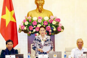 Khai mạc Phiên họp thứ 34 Ủy ban Thường vụ Quốc hội