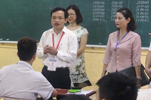 Cục trưởng Mai Văn Trinh đánh giá cao việc tổ chức thi THPT Quốc gia tại Thanh Hóa