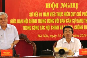 Thanh tra Chính phủ, Ban Nội chính Trung ương “bắt tay” kiểm tra, giám sát các vụ tham nhũng