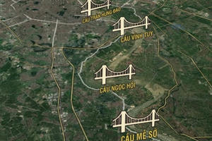 Hà Nội đầu tư loạt cầu nghìn tỷ qua sông Hồng, giá đất nơi nào hưởng lợi?