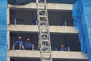 Bị đề nghị tước giấy phép xây dựng, Mỹ Sơn Tower vẫn thi công