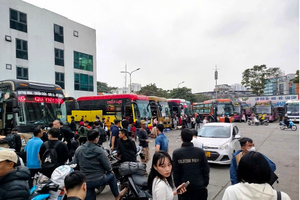 Hà Nội tăng cường gần 2.500 xe khách phục vụ dịp nghỉ Tết