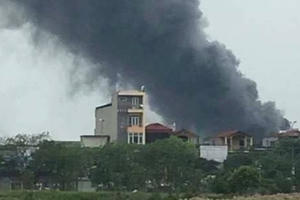 Hà Nội: Xác định danh tính 3 người tử vong sau vụ cháy lớn ở Khu công nghiệp Phú Thị