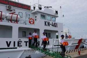 Hòm phiếu bầu cử sớm ở Trường sa về đến đất liền