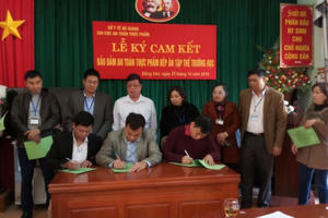 Hà Giang: Triển khai công tác chỉ đạo tuyến về An toàn thực phẩm năm 2018