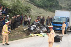 Ban An toàn giao thông Sơn La báo cáo nhanh vụ tai nạn làm 5 người thương vong
