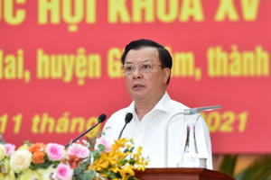 Bí thư Hà Nội Đinh Tiến Dũng cam kết 8 nội dung nếu được bầu làm ĐBQH khóa XV