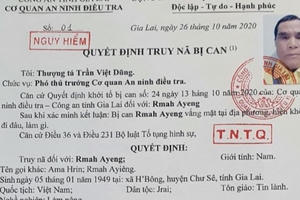 Gia Lai: Truy nã đối tượng tổ chức cho người khác trốn đi nước ngoài