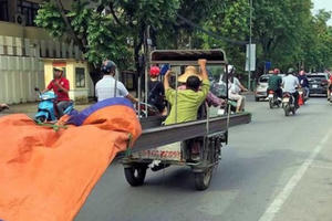 Hà Nội sẽ dừng hoạt động của xe ba bánh, xích lô Hà Nội sẽ dừng hoạt động của xe ba bánh, xích lô