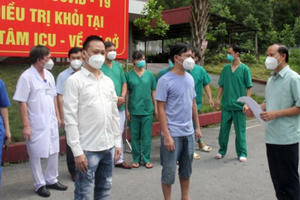 Gần 1.000 ca nhiễm Covid -19 tại Bắc Giang khỏi bệnh, xuất viện