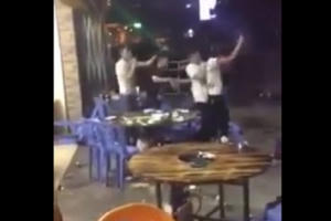 Clip: Hỗn chiến kinh hoàng trong quán nhậu ở Sài Gòn