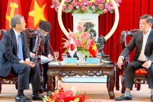 Tổng lãnh sự Nhật Bản mong muốn Đồng Nai tạo cơ hội cho công dân Nhật Bản được tiêm đầy đủ vaccine