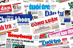 Lĩnh vực báo chí năm 2017: Doanh thu phát sinh ước đạt hơn 13.000 tỷ đồng