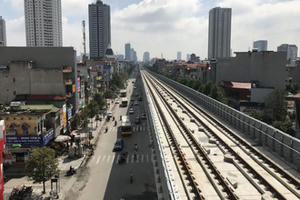 Phát hiện rỉ sét một số vị trí ray đường sắt trên cao Cát Linh - Hà Đông