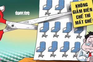 Tinh giản biên chế 40.500 người