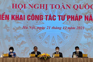 Thủ tướng Chính phủ dự Hội nghị toàn quốc triển khai công tác tư pháp năm 2022