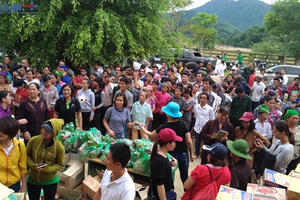 Thanh Hóa: Chung tay hỗ trợ đồng bào Yên Nhân thiệt hại do mưa lũ