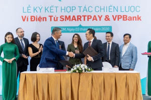 Ví điện tử SmartPay hợp tác VPBank gia tăng tiện ích người dùng Ví điện tử SmartPay hợp tác VPBank gia tăng tiện ích người dùng