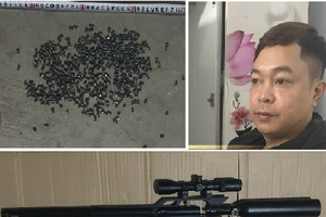 Khởi tố đối tượng tàng trữ vũ khí quân dụng cùng hàng trăm viên đạn