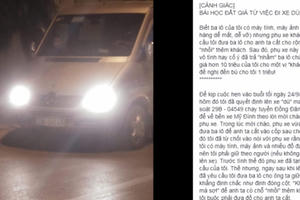 Bài học đắt giá từ việc đi "xe dù, bến cóc"