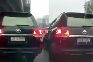 Xử lý nghiêm các trường hợp tráo đổi biển số đặc biệt xe gắn biển xanh giả