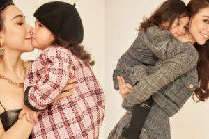 Trà Ngọc Hằng và con gái gợi ý cách phối đồ dịp Giáng Sinh