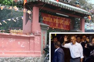 Cận cảnh từng chi tiết ngôi chùa 124 tuổi mà Tổng thống Obama ghé thăm ngày hôm nay