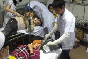 Nổ kinh hoàng tại công ty gỗ hơn 10 công nhân bị thương