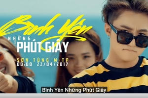 Sơn Tùng M-TP tiếp tục khuynh đảo Vpop với  MV “Bình yên những phút giây”