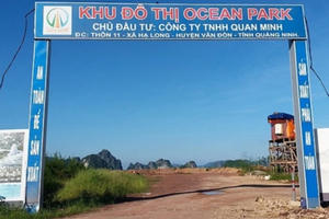 Công ty Quan Minh, chủ đầu tư KĐT Ocean Park Vân Đồn bị siết nợ trên 200 tỷ đồng