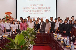 Thanh tra Bộ Tư pháp luôn phải 'đoàn kết, công minh, bản lĩnh, chính xác, kiên quyết' Thanh tra Bộ Tư pháp luôn phải 'đoàn kết, công minh, bản lĩnh, chính xác, kiên quyết'