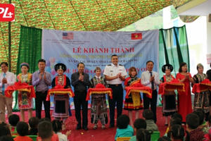Hà Giang: Khánh thành công trình Trường Mầm non trị giá hơn 10 tỷ đồng do  Bộ Tư lệnh Thái Bình Dương tài trợ