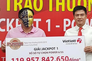 Một người dân ở Cà Mau trúng xổ số gần 120 tỉ đồng