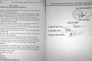 Tuyên Quang: 41 bao xi măng và nhiều tài sản được định giá chưa đến 2 triệu đồng