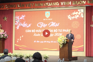 Bộ Tư pháp gặp mặt, tri ân các thế hệ cán bộ hưu trí nhân dịp Xuân Bính Ngọ 2026