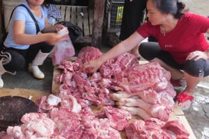 Hải Phòng: Chị bán thịt lợn xin giảm tội cho 2 phụ nữ hắt chất bẩn vào chiều nay?