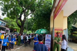 Công an quận Bắc Từ Liêm đảm bảo an ninh trong kỳ thi tuyển sinh vào lớp 10 trên địa bàn