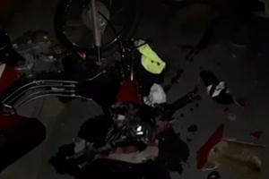 Bình Dương: 2 xe máy va chạm 4 người bị thương