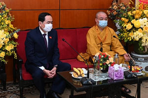 Phó Chủ tịch Quốc hội Trần Thanh Mẫn thăm Giáo hội Phật giáo Việt Nam nhân mùa Phật đản