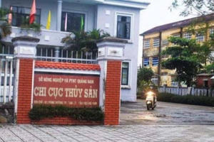 Cách chức Chi cục trưởng Chi cục Thủy sản tỉnh Quảng Nam